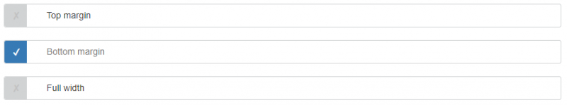 list listing margin settings