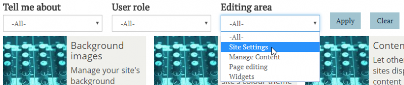 taxonomy filters example