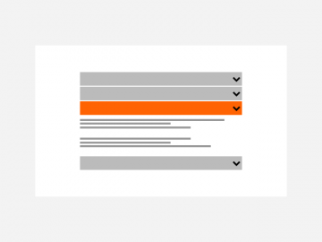 Accordion widget
