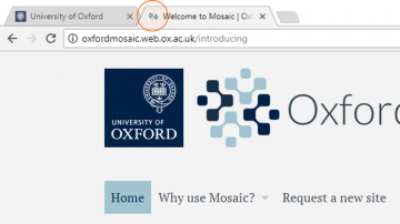 The Oxford Mosaic favicon