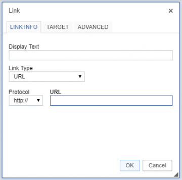 Link modal